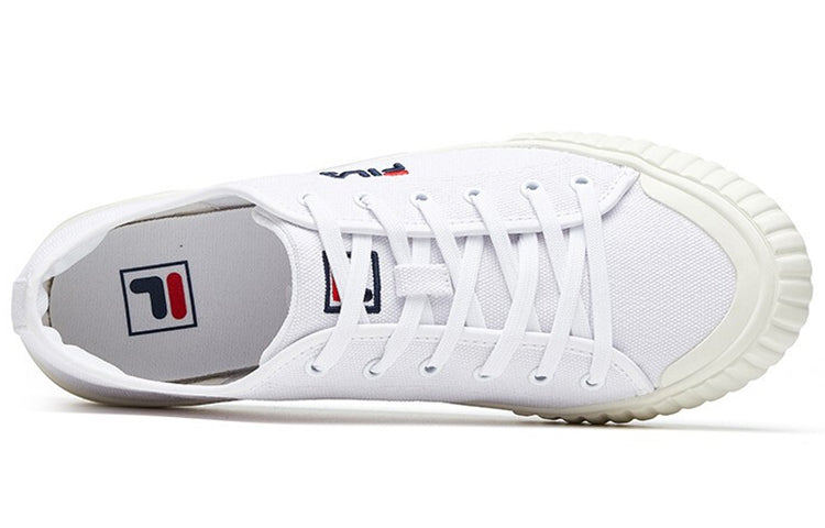 FILA Canvas Sneakers Black/White/Red F52M014404FWT