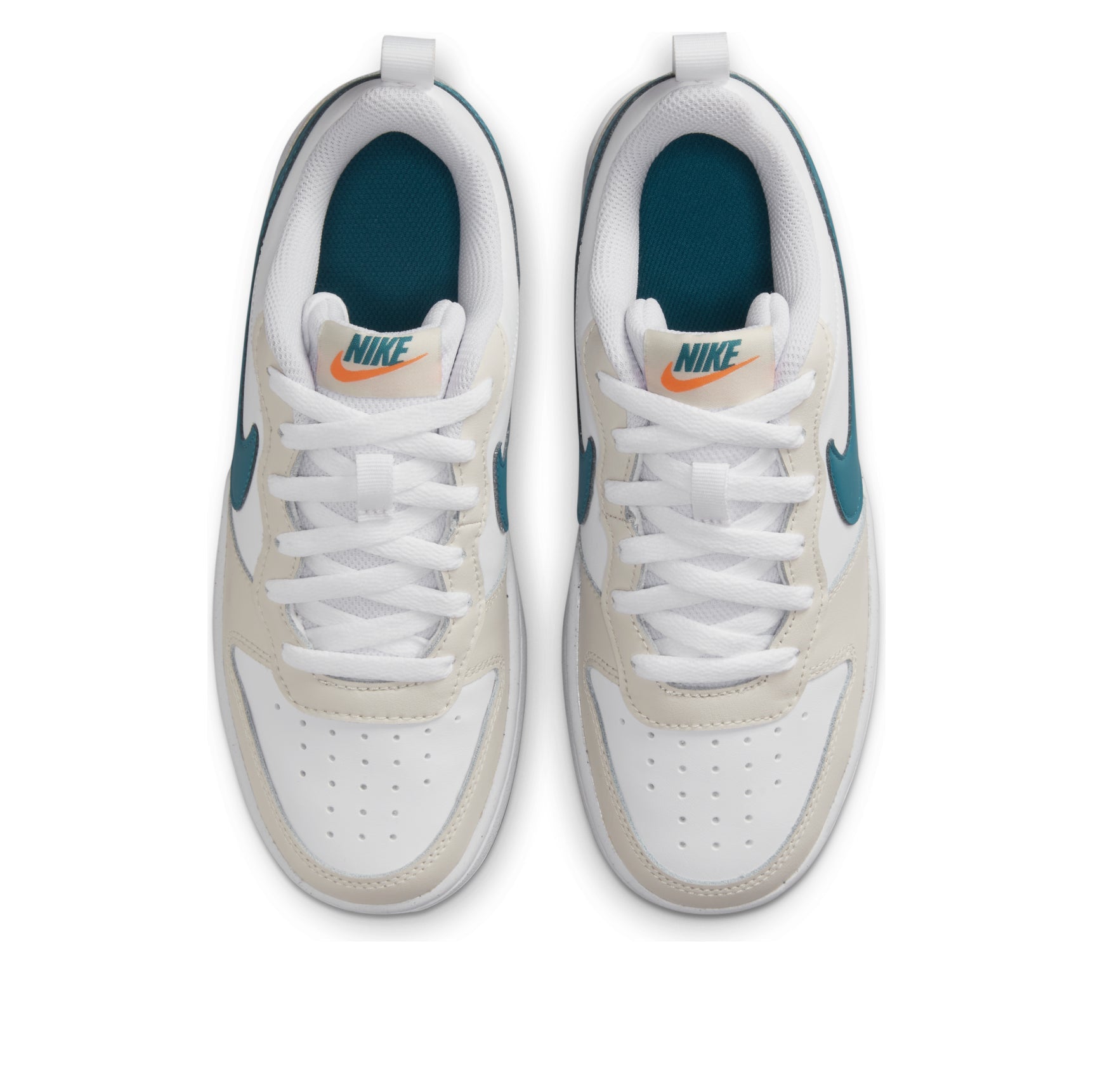 (GS) Nike Court Borough Low 2 'Sail Bright Spruce' BQ5448-017