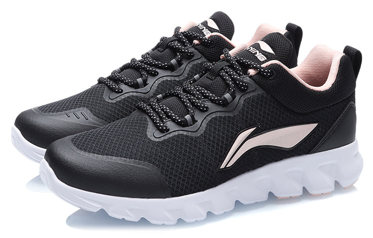 (WMNS) Li-Ning Running Shoes 'Black Pink' ARHR136-1