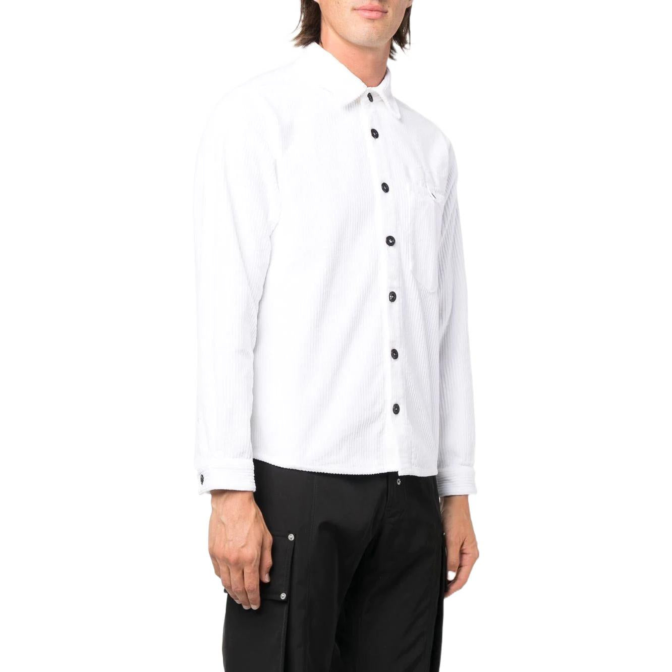 STONE ISLAND Cord Overshirt 'White' 771511811-V0001