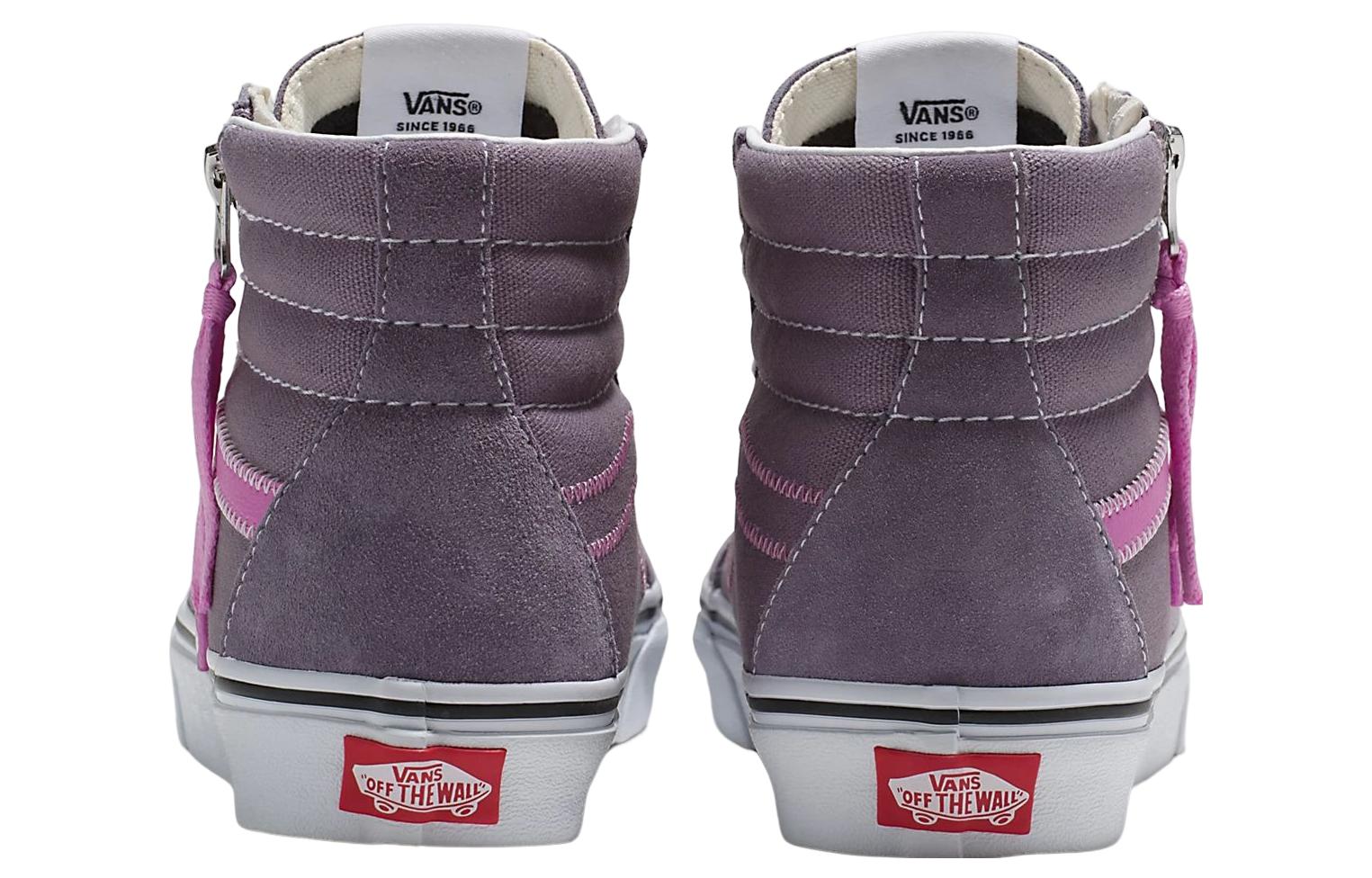 Vans Sk8Hi Reissue Side Zip 'Grey Pink' VN0007NZBJD