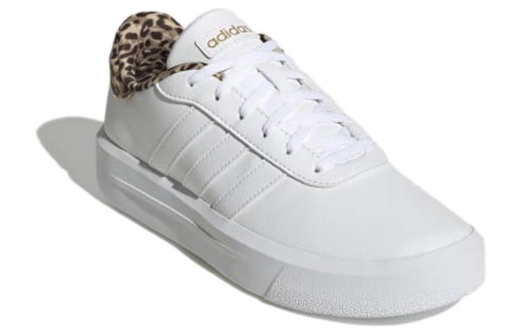 (WMNS) adidas Court Platform Shoes 'White Leopard' GW9786
