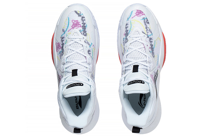 Li-Ning Power 8 Mid 'White Red Black' ABPS073-3