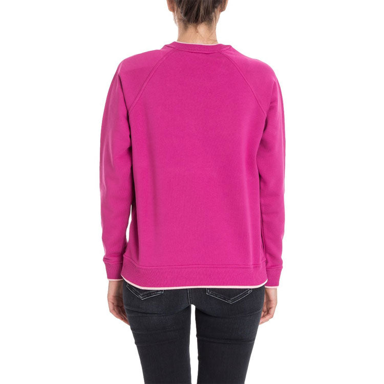 (WMNS) KENZO Cotton Tiger Head Long Sleeves Logo Casual Hoodie Rose Red F762SW796952-26