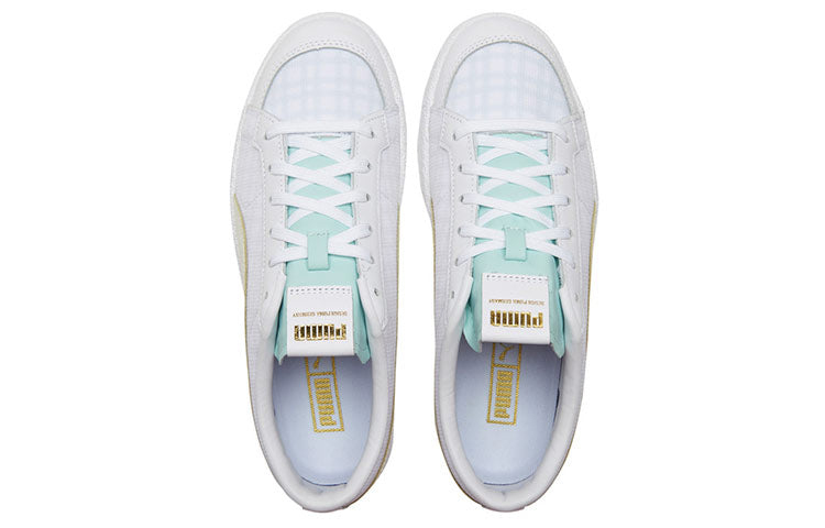 PUMA Ralph Sampson 70 Lo Layer Leisure Sneakers White/Yellow 383540-01