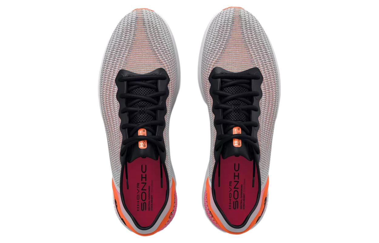 (WMNS) Under Armour HOVR Sonic 6 'Breeze - Grey Pink Orange' 3026266-001