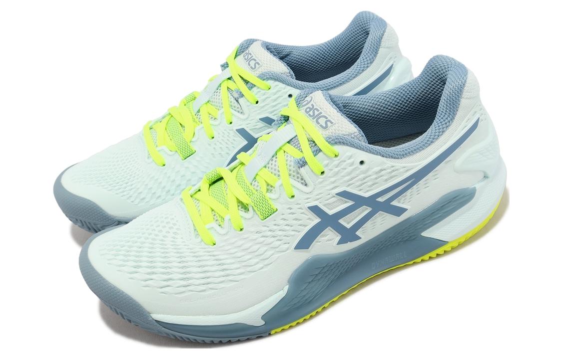 (WMNS) ASICS GEL-Resolution 9 Clay 'Restful Teal Yellow' 1042A224400