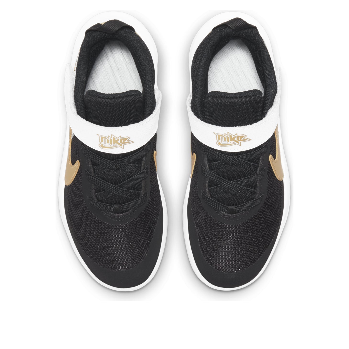 (PS) Nike Team Hustle D10 'Black White Metallic Gold' CW6736-002