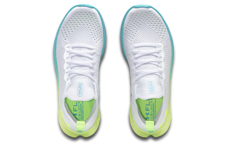 (WMNS) Under Armour FLOW Velociti SE CN 'White Neon Yellow' 3025711-112
