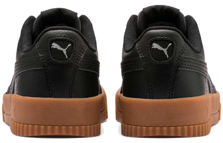(WMNS) PUMA Carina Leather 'Black' 370325-06