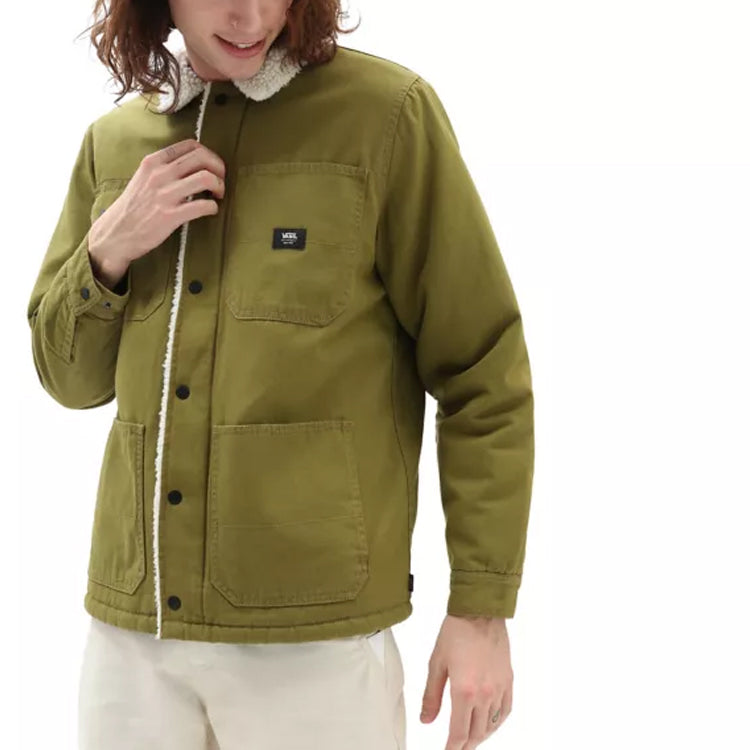 Men's Vans Casual Cargo lapel Jacket Green VN0A5KLKYXV