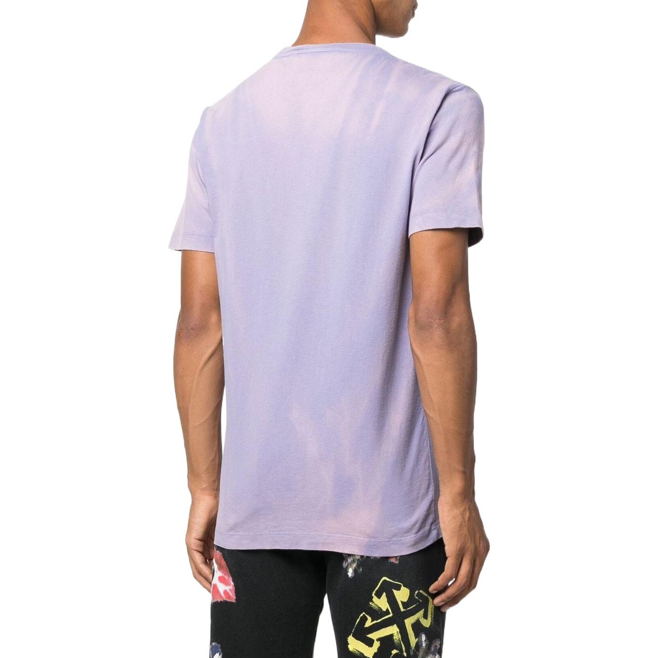 Off-White SS22 Laundry Script Tee OMAA027F22JER0213636