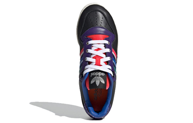 (WMNS) adidas Rivalry Low 'Black Purple Red' FW9618
