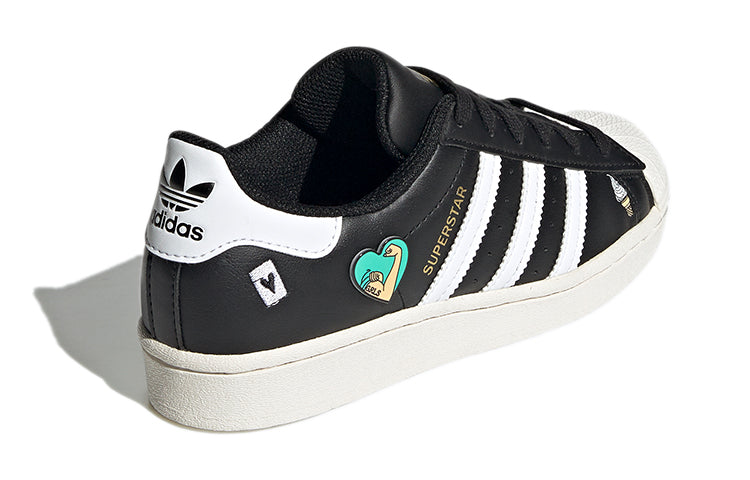 (GS) adidas Superstar 'Empowering Graphics - Black' FX5880