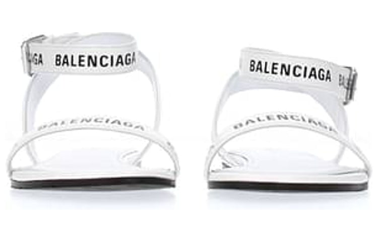 (WMNS) Balenciaga Leather Sandals 'White' 551154WA7619061