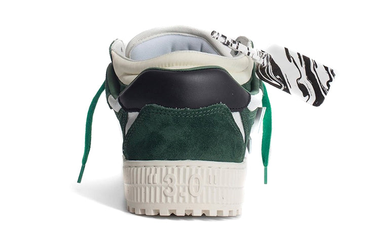 Off-White Floating Arrow Casual Shoes White/Green OMIA151S21LEA0010155