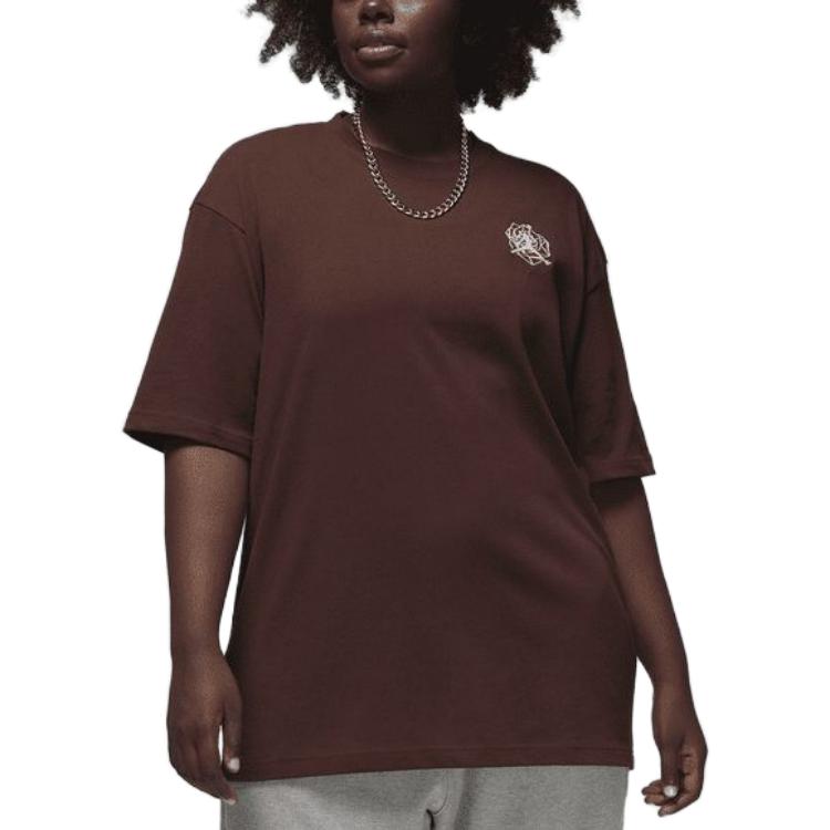 (WMNS) Air Jordan x Teyana Taylor T-Shirts 'Earth' FB2640-227