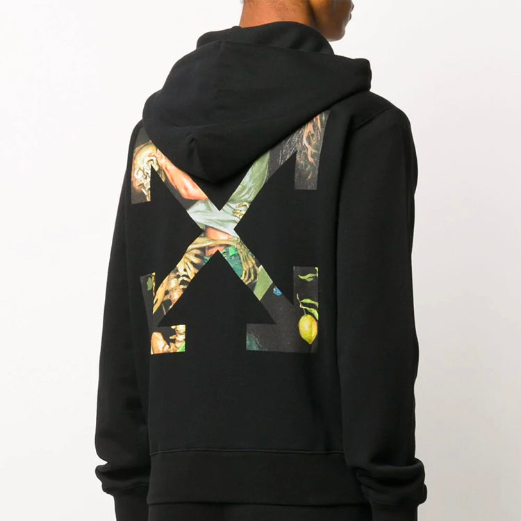Off-White Painting Arrow Zipper Long Classic Black OMBE001F20FLE0031001