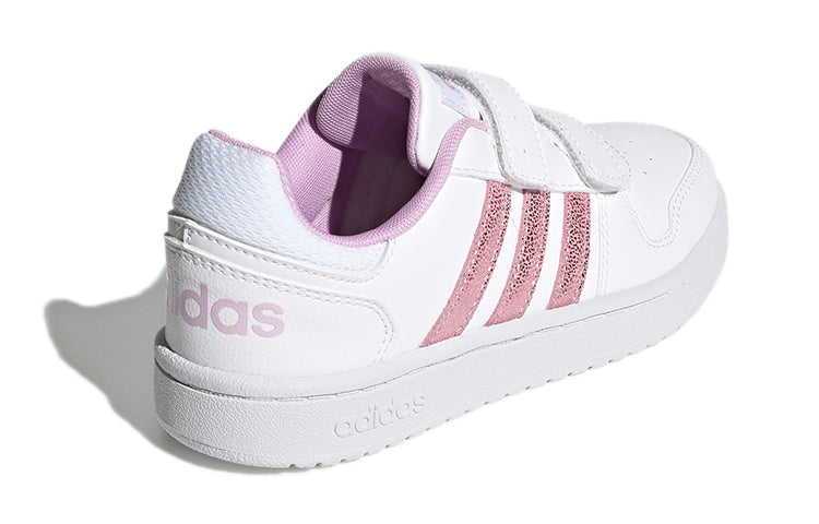 (PS) adidas Hoops 2.0 K 'White Pink' FY9461