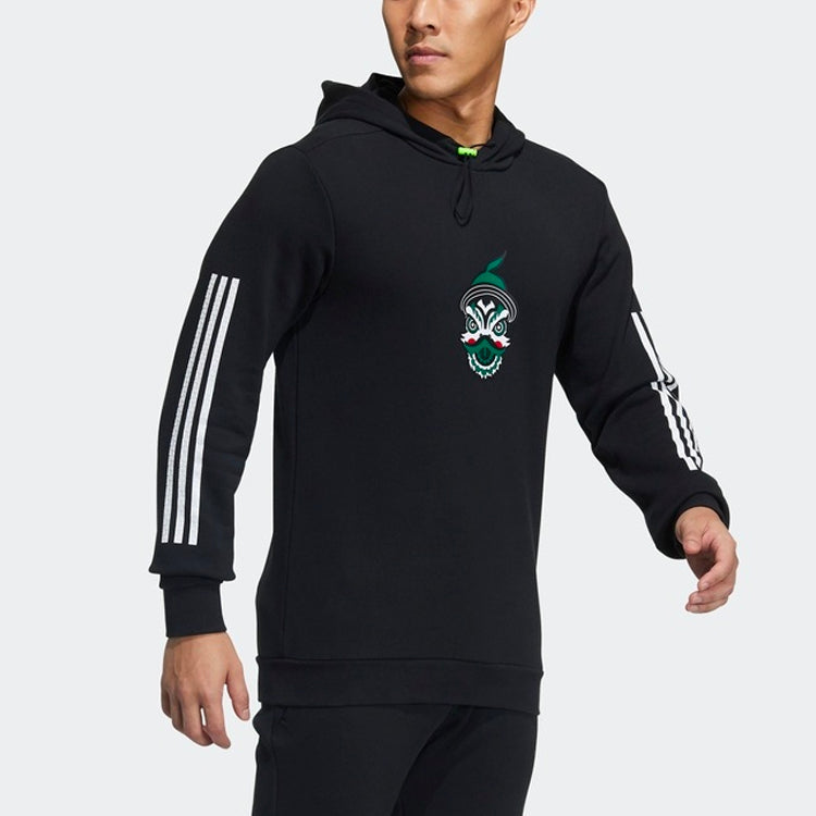 adidas Lion Zhang Training Sports Pullover Couple Style Black H43796