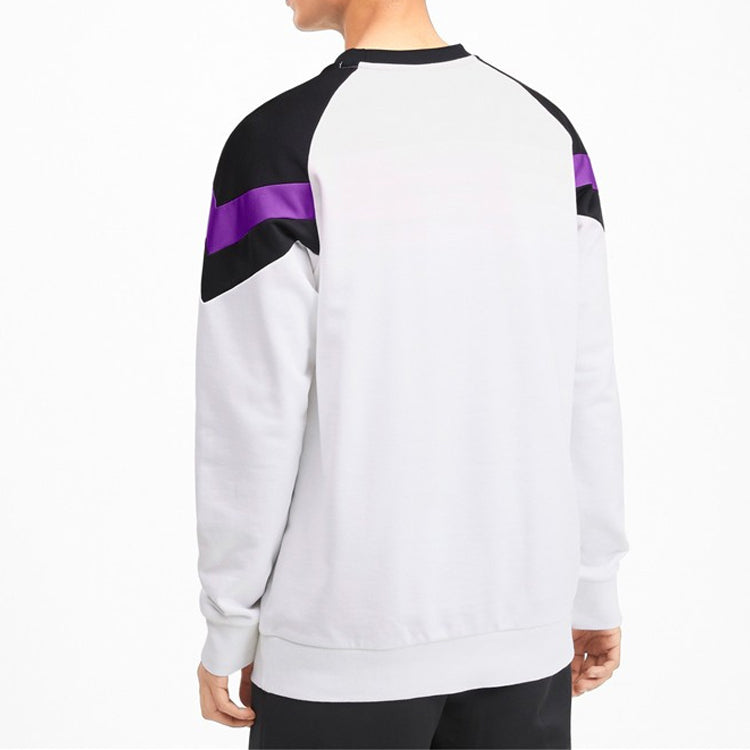 PUMA Alphabet Logo Colorblock Round Neck White 596013-52