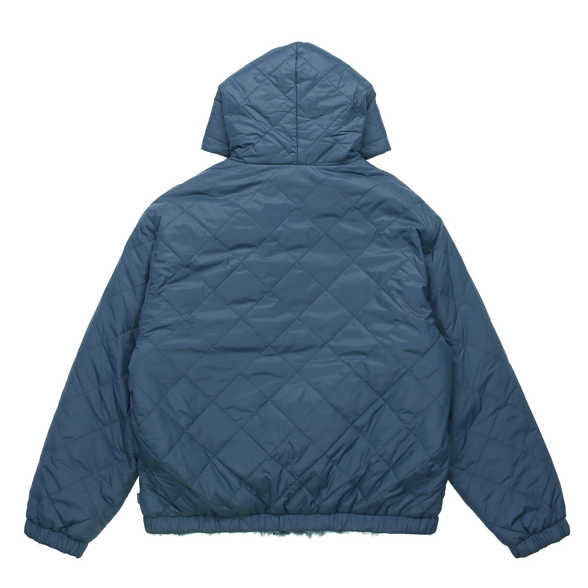Supreme Faux Fur Reversible Hooded Jacket 'Teal White' SUP-FW20-318