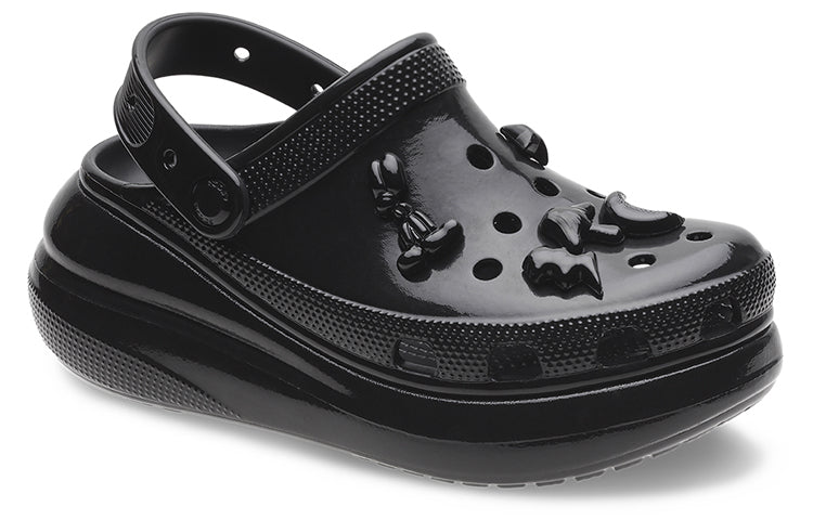 (WMNS) Crocs Crush High Shine Clogs 'Black' 209285-001