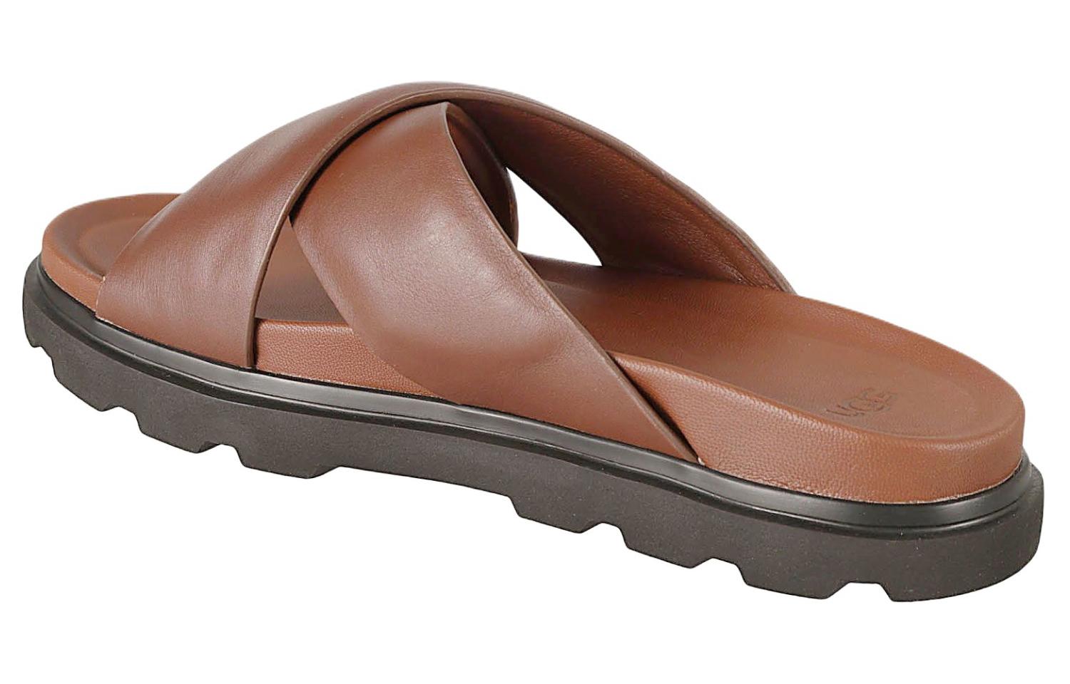 UGG Capitola Cross Slide Sandal 'Cognac' 1153076-COG
