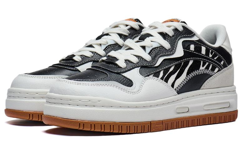 (WMNS) Li-Ning Future C1 'White Black Gum' AGCT244-4