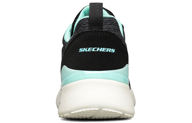 (WMNS) Skechers Skech-Air Dynamight Black/Blue 149340-BKTQ