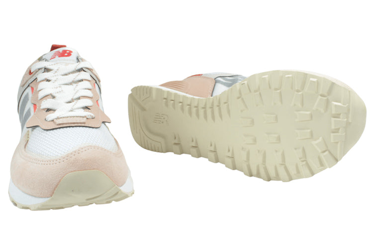 (WMNS) New Balance 574 Series Low Tops Retro Pink White WL574IBR