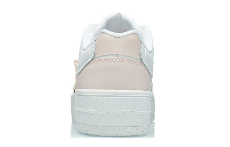 (WMNS) Li-Ning Classic Skateboarding 'White Beige' AGCR304-4