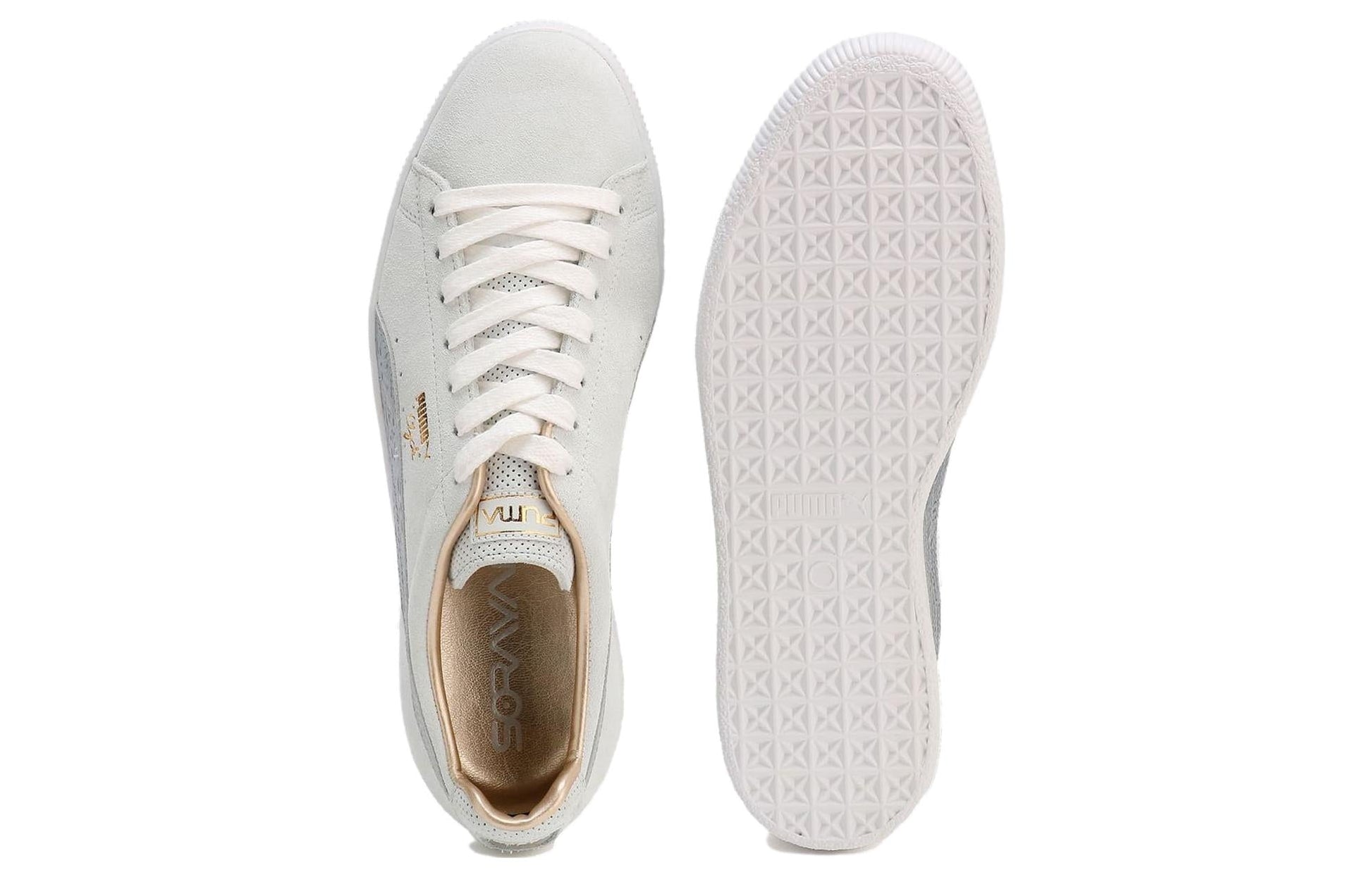 PUMA Clyde MIJ x Hajime Sorayama 'Feather Grey Silver' 394497-01