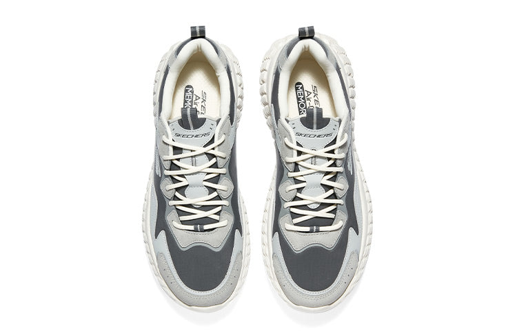 Skechers Monster Marathon Running Sneakers 'White Grey' 894280-GRY