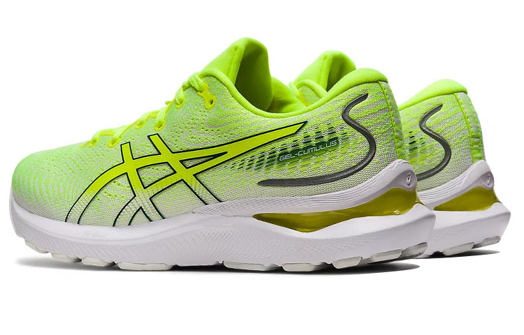 (WMNS) ASICS Gel-Cumulus 24 'Safety Yellow Velvet Pine' 1012B206-750