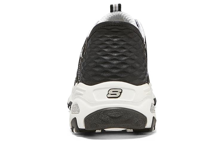 (WMNS) Skechers D'Lites 1.0 Chunky Sneakers 'Black White' 150030-BKW