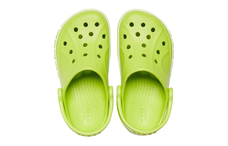 (PS) Crocs Outdoor Flat Heel Beach Sports Green Sandals 205100-3TX