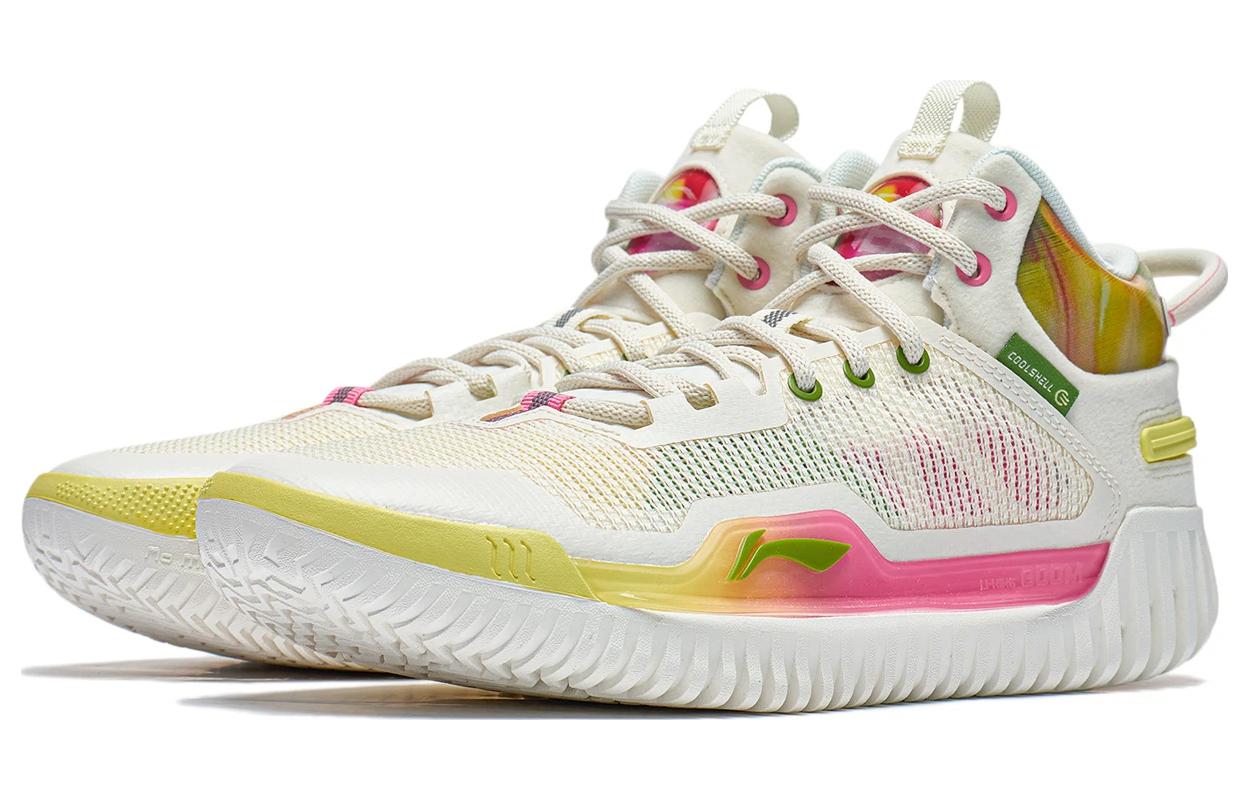 Li-Ning BadFive 3 'White Yellow Pink' ABFT005-8