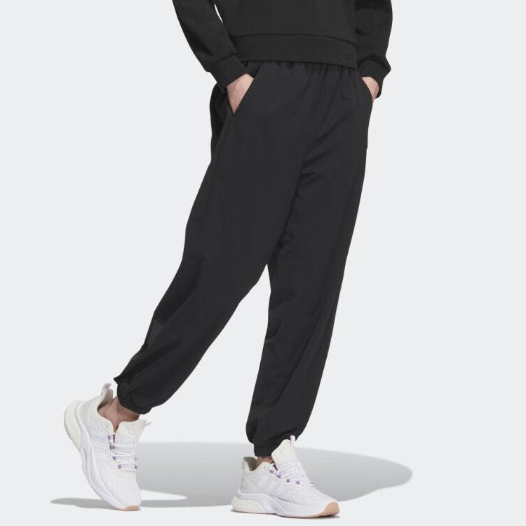 (WMNS) adidas long sports pants 'black' IP7079