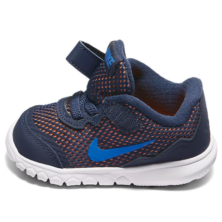 (TD) Nike Flex Experience 4 Low-Top Running Shoes Blue/Orange 749810-400