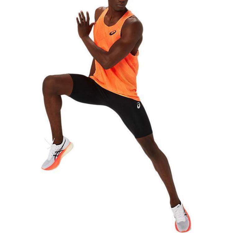 ASICS Actibreeze Singlet Logo Vest 'Sunrrise Red Safety Yellow' 2091A682-601