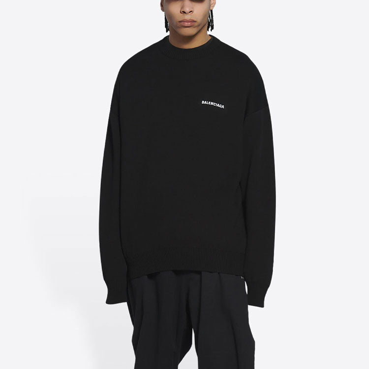 Balenciaga Political Campaign Sweater 'Black' 675292T31761000