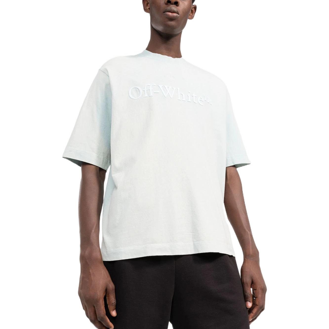 Off-White SS22 Round Neck Short Sleeve Pullover 'White' OMAA119S22JER0014141