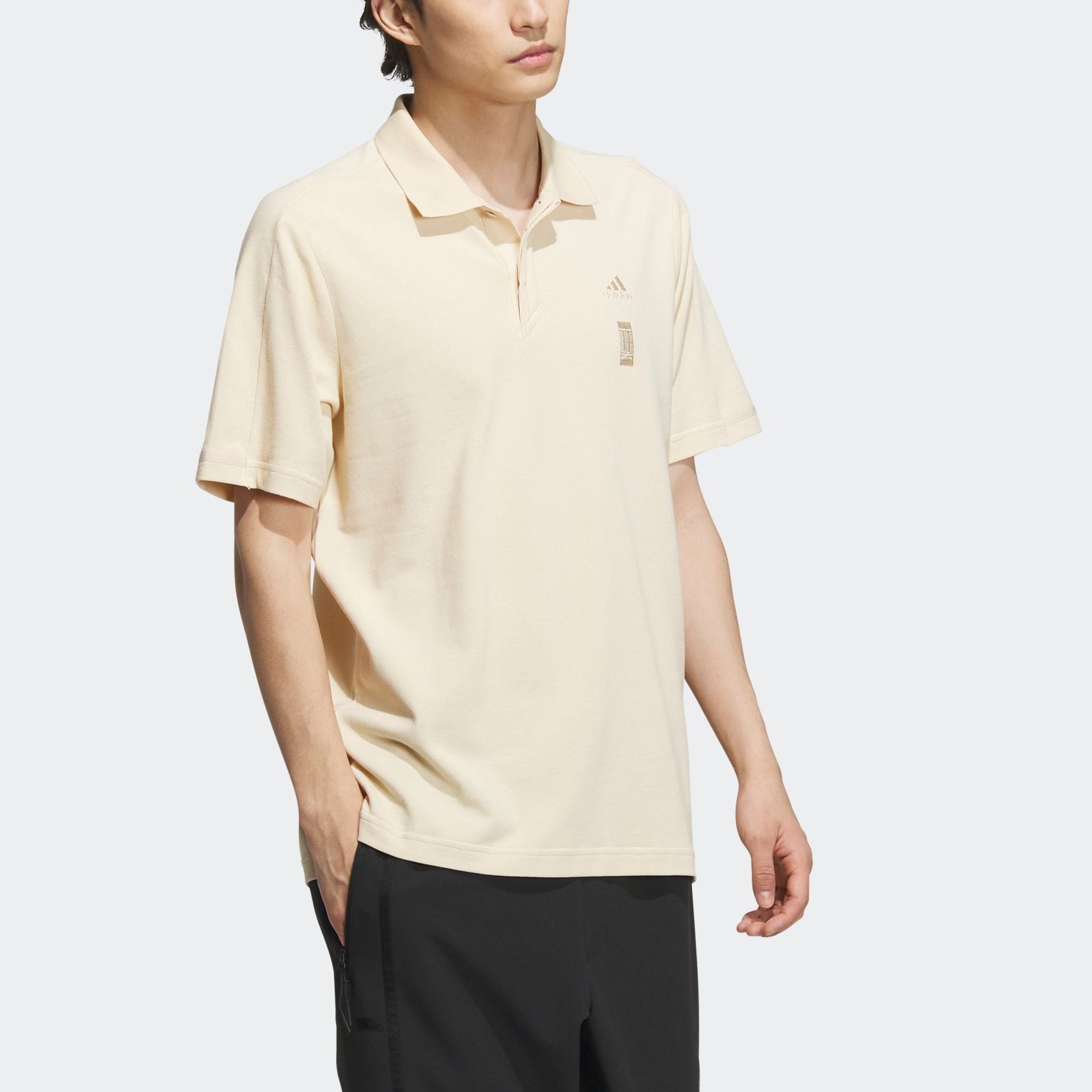 adidas WJ Must Haves Polo Shirts 'Beige' IP3684