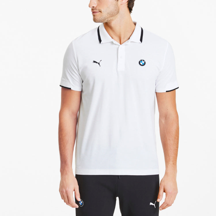 PUMA x BMW Motorsport Polo Shirt 'White Black' 596101-02
