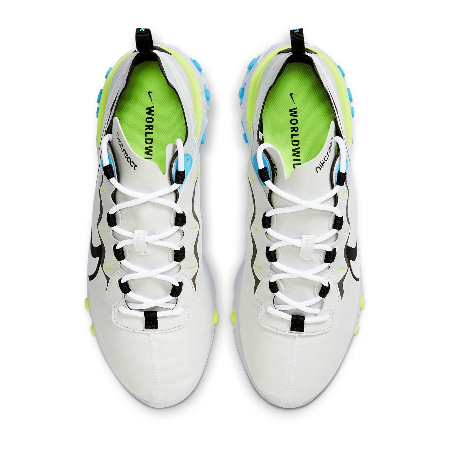 Nike React Element 55 'White Blue Fury Volt' CZ8652-104