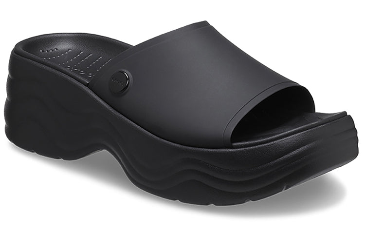 (WMNS) Crocs Skyline Slide Sandals 'Black' 208182-001