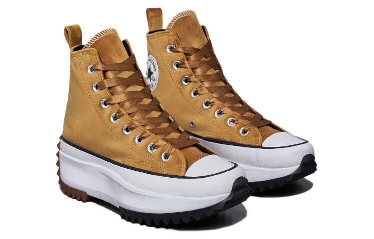 Converse Run Star Hike High-Top Canvas Shoes Yellow 172505C