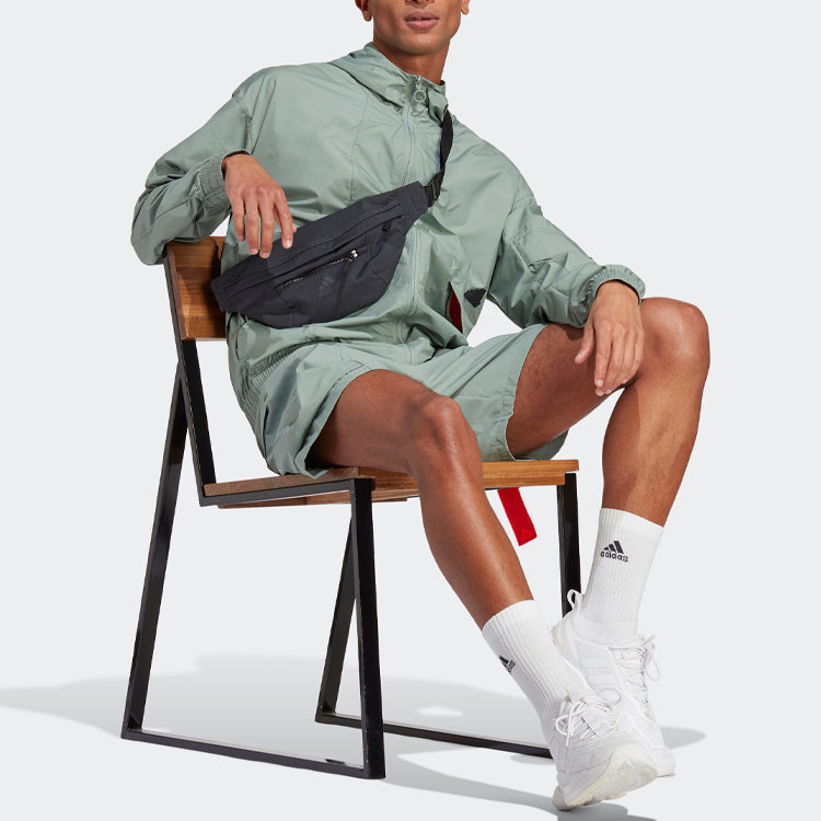 adidas City Escape Windbreaker Jacket 'Silver Green' IC6732