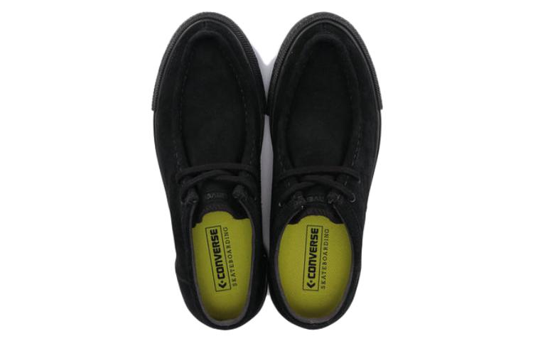 Converse Chevron & Star Moccasins Skateboarding Ox 'Black' 34201151